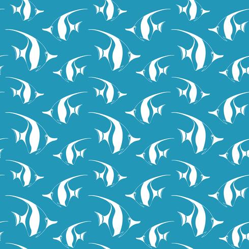 Seamless Pattern With Pennant Fish Vector Fish Pattern Sea Life 490x490 Seamless Pattern With Pennant Fish Vector Fish Pattern Sea Life