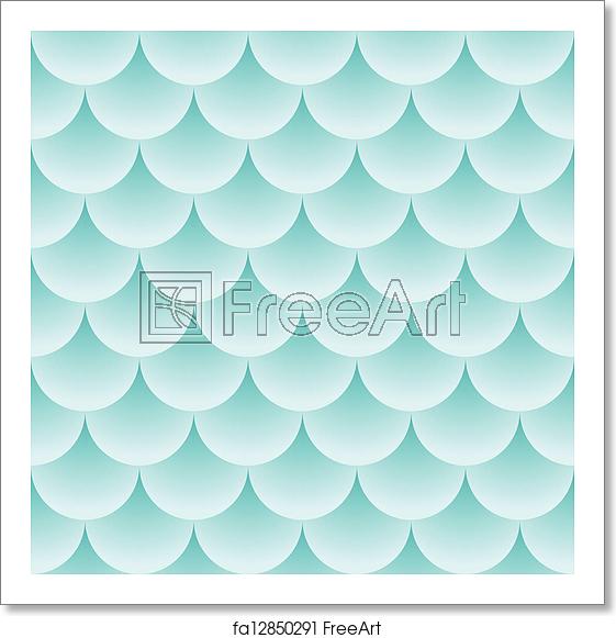 561x581 Free Art Print Of Fish Scales Pattern