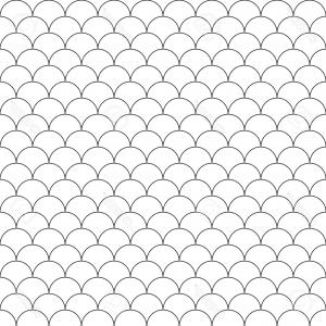 300x300 Photostock Vector Simple Seamless Pattern Fish Scales Vector