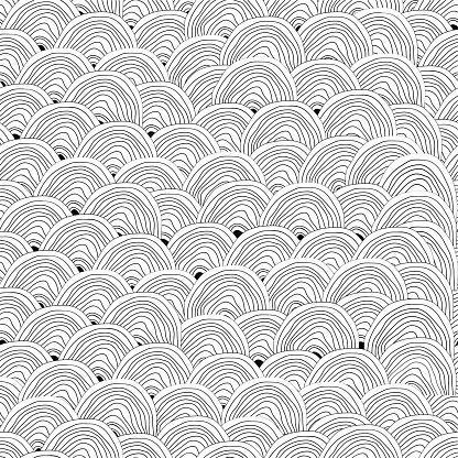 416x416 Seamless 'fish Scale' Vector Premium Clipart