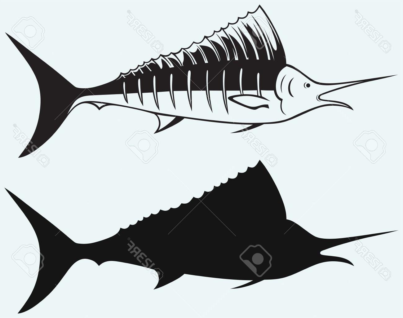 Fish Silhouette Vector at Vectorified.com | Collection of Fish ...