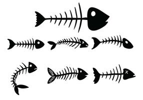 286x200 Fish Skeleton Free Vector Art