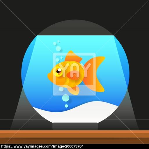 Cartoon Freshwater Fishes In Tank Aquarium Vector Illustration 512x512 Cartoon Freshwater Fishes In Tank Aquarium Vector Illustration