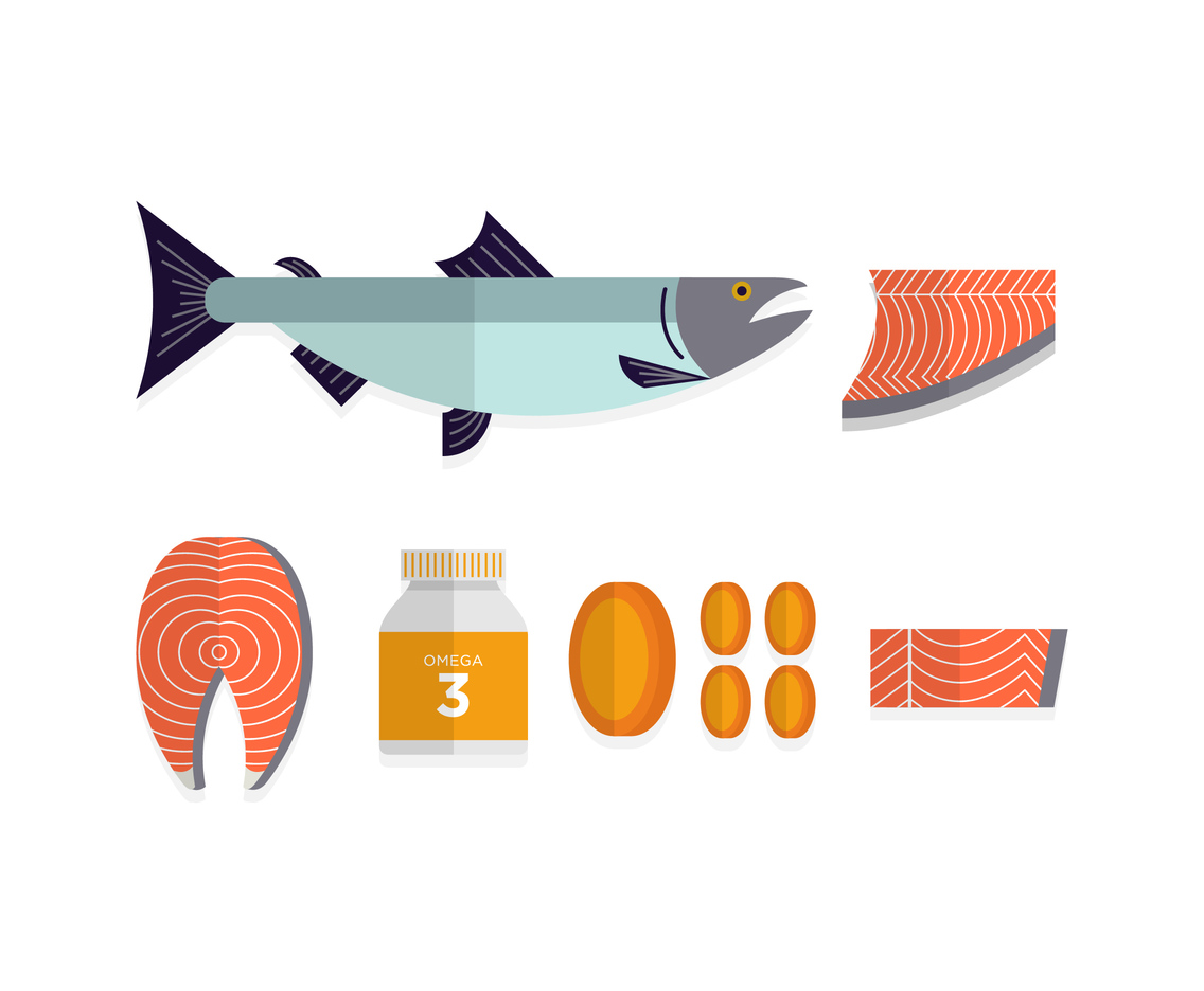 Fresh Salmon Fish Vector Art Graphics 1136x936 Fresh Salmon Fish Vector Art Graphics