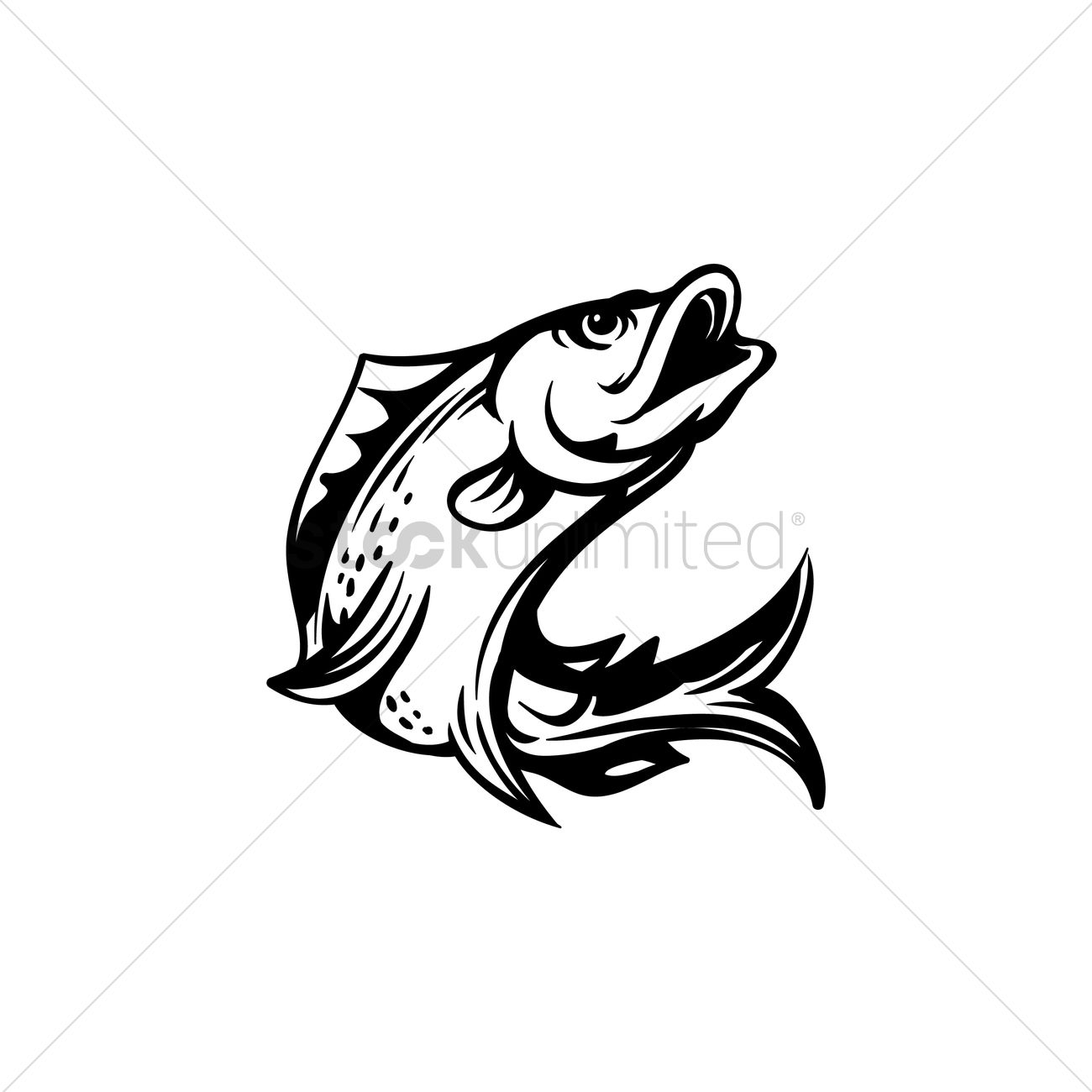 Fish Vector Image 1300x1300 Fish Vector Image