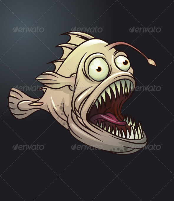 590x678 Deep Fish Vectors From Graphicriver