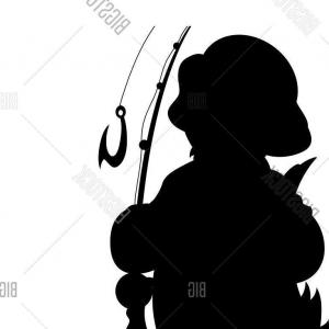 300x300 Photofisherman In A Boat Silhouette Fisherman Silhouette Fishing