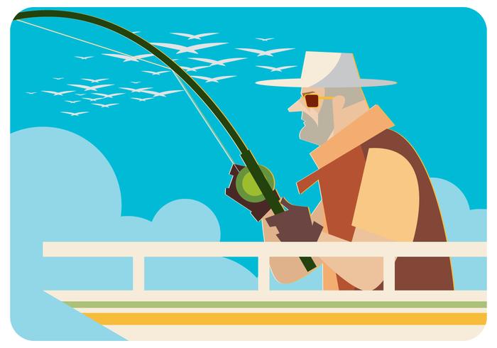 700x490 Fisherman Vector Stock Images