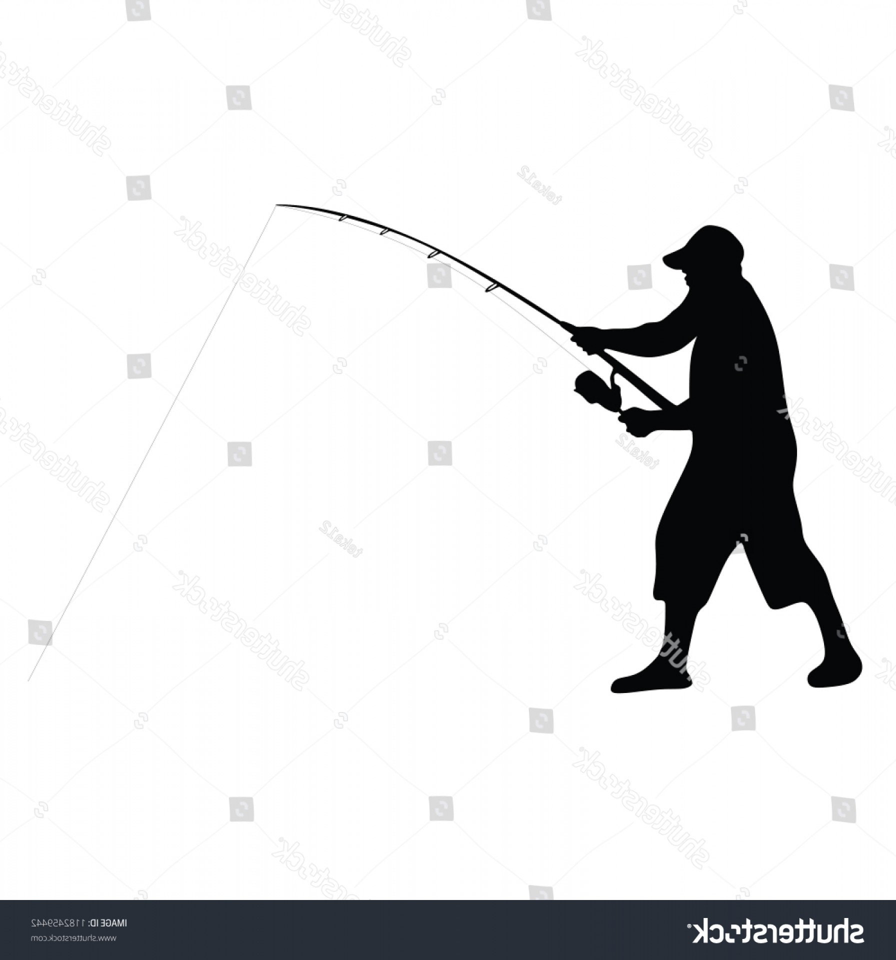 1792x1920 Fisherman Vector Illustration Isolated On White Soidergi