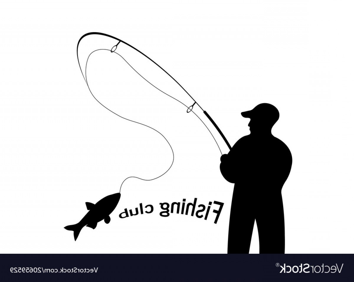 1200x957 Black And White Logo Of A Fisherman Vector Soidergi