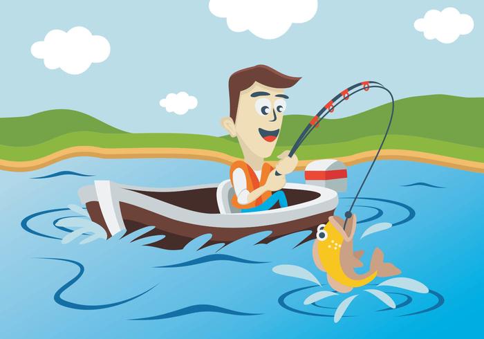 700x490 Fisherman Free Vector Art