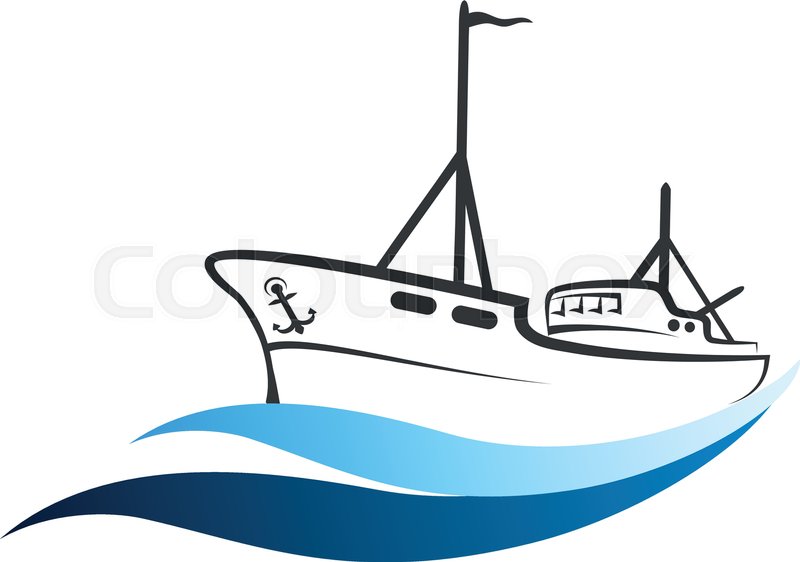 Fishing Boat Vector Stock Vector Colourbox 800x562 Fishing Boat Vector Stock Vector Colourbox