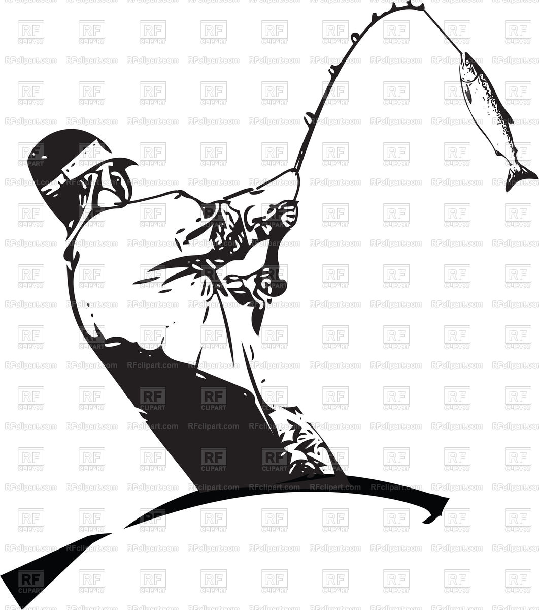Illustration Of Man Fishing From The Boat Vector Image Of Sport 1062x1200 Illustration Of Man Fishing From The Boat Vector Image Of Sport