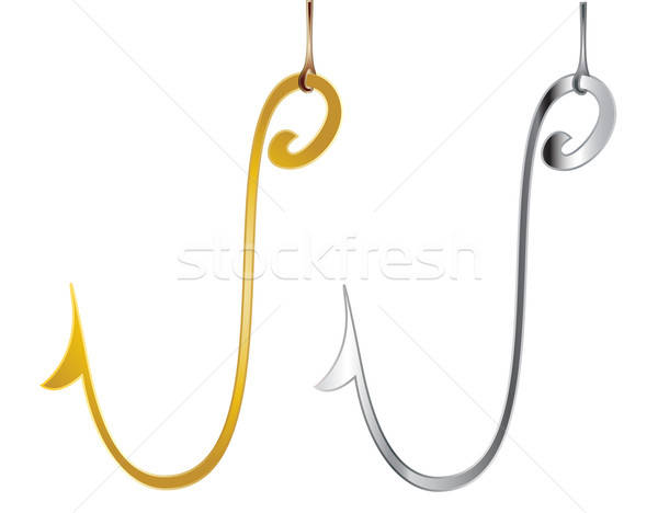 600x468 Fishing Hook Vector Illustration Jacek Lasa