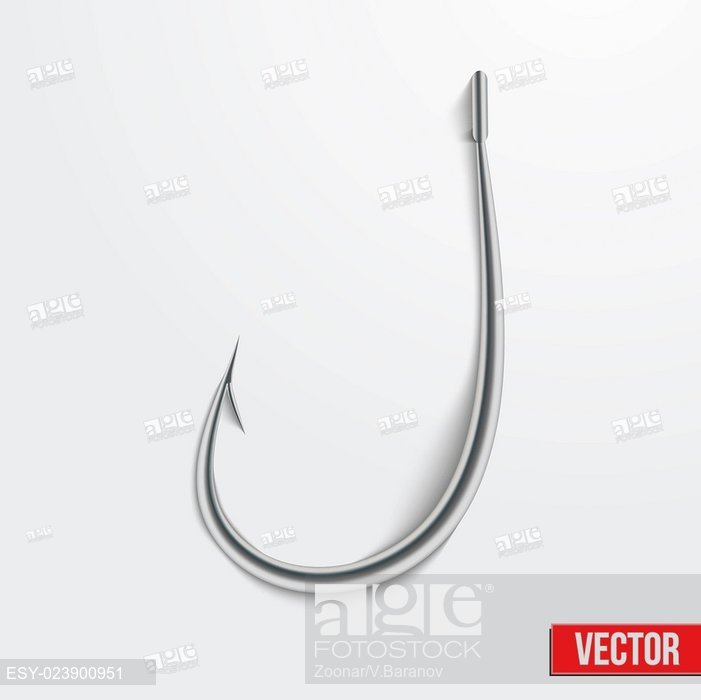 701x700 Realistic Fishing Hook Vector, Stock Photo, Picture And Low Budget