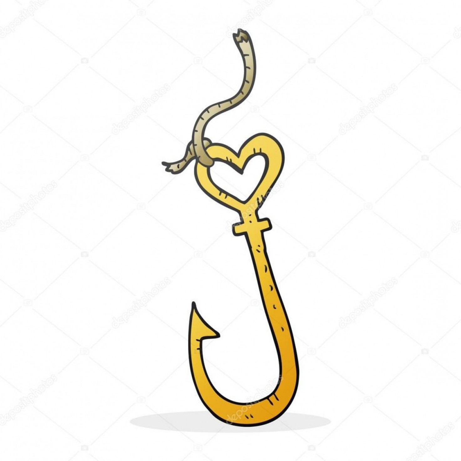 Download Fishing Hook Vector at Vectorified.com | Collection of ...
