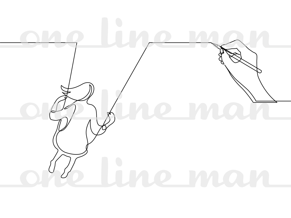 1240x930 Hand Drawing Business Concepts One Line Vector Dr