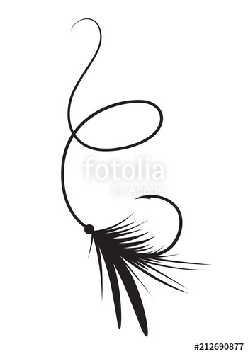 350x500 Graphic Fly Fishing Vector Stock Image And Royalty Free Vector