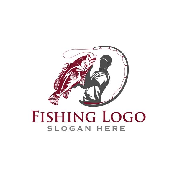 Download Fishing Logo Vector at Vectorified.com | Collection of ...