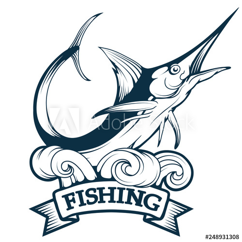 Marlin Badge, Blue Marlin Fishing Logo, Marlin Logo, Fishing 500x500 Marlin Badge, Blue Marlin Fishing Logo, Marlin Logo, Fishing