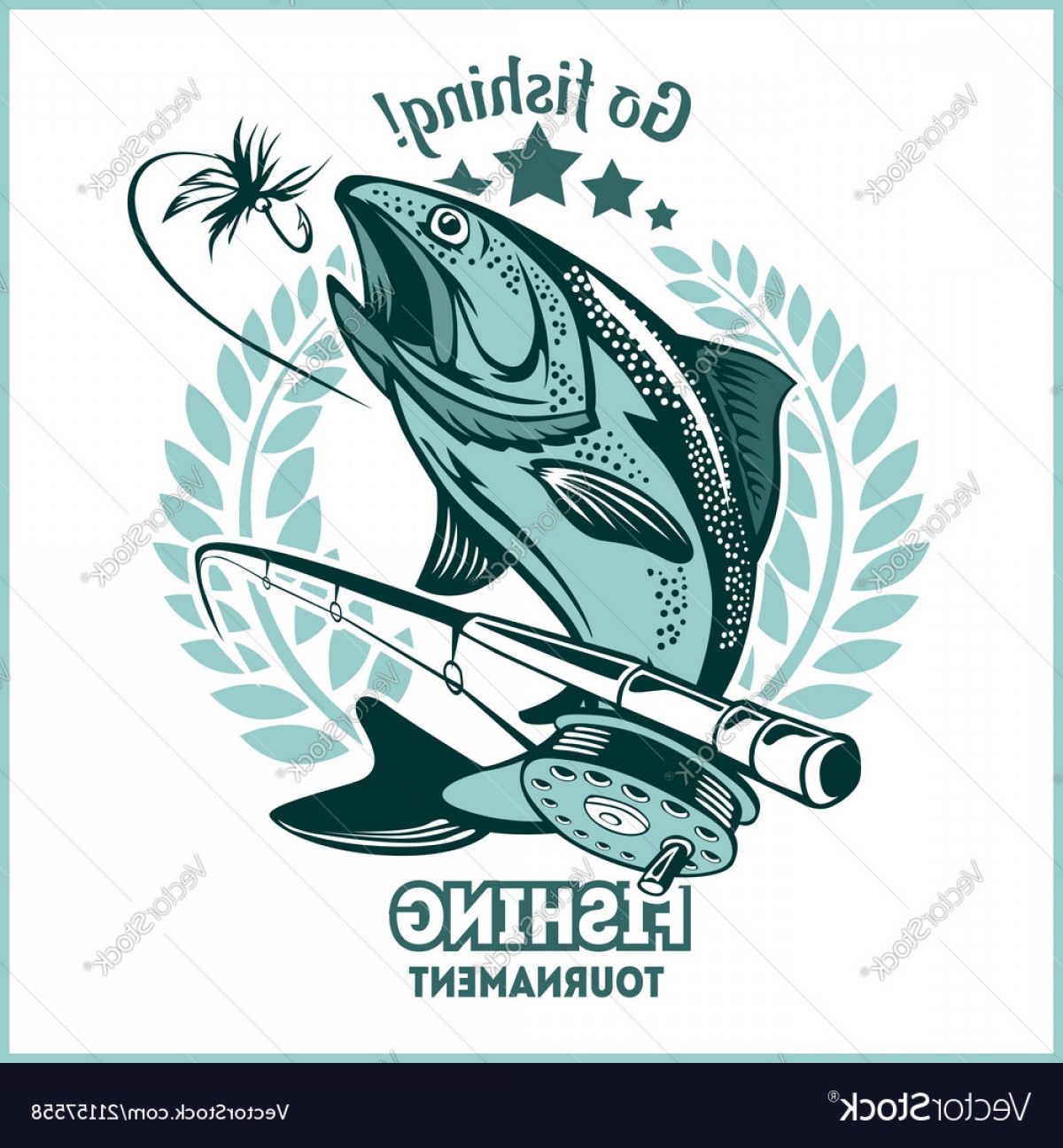 Trout Fishing Logo Fishing Emblem Vector Newwaysys 1200x1296 Trout Fishing Logo Fishing Emblem Vector Newwaysys