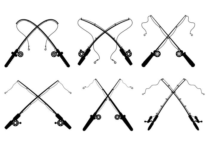 700x490 Fishing Rod Vector