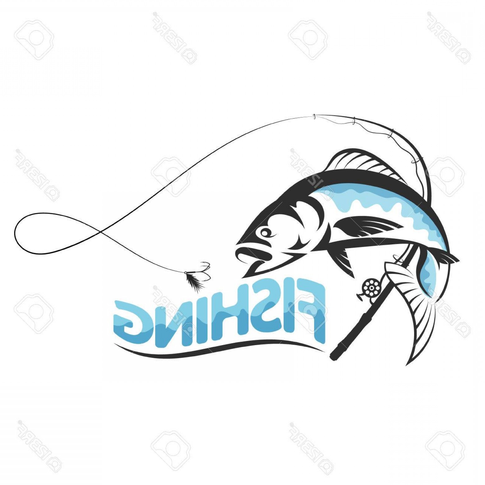 Fishing Pole Vector at Vectorified.com | Collection of Fishing Pole