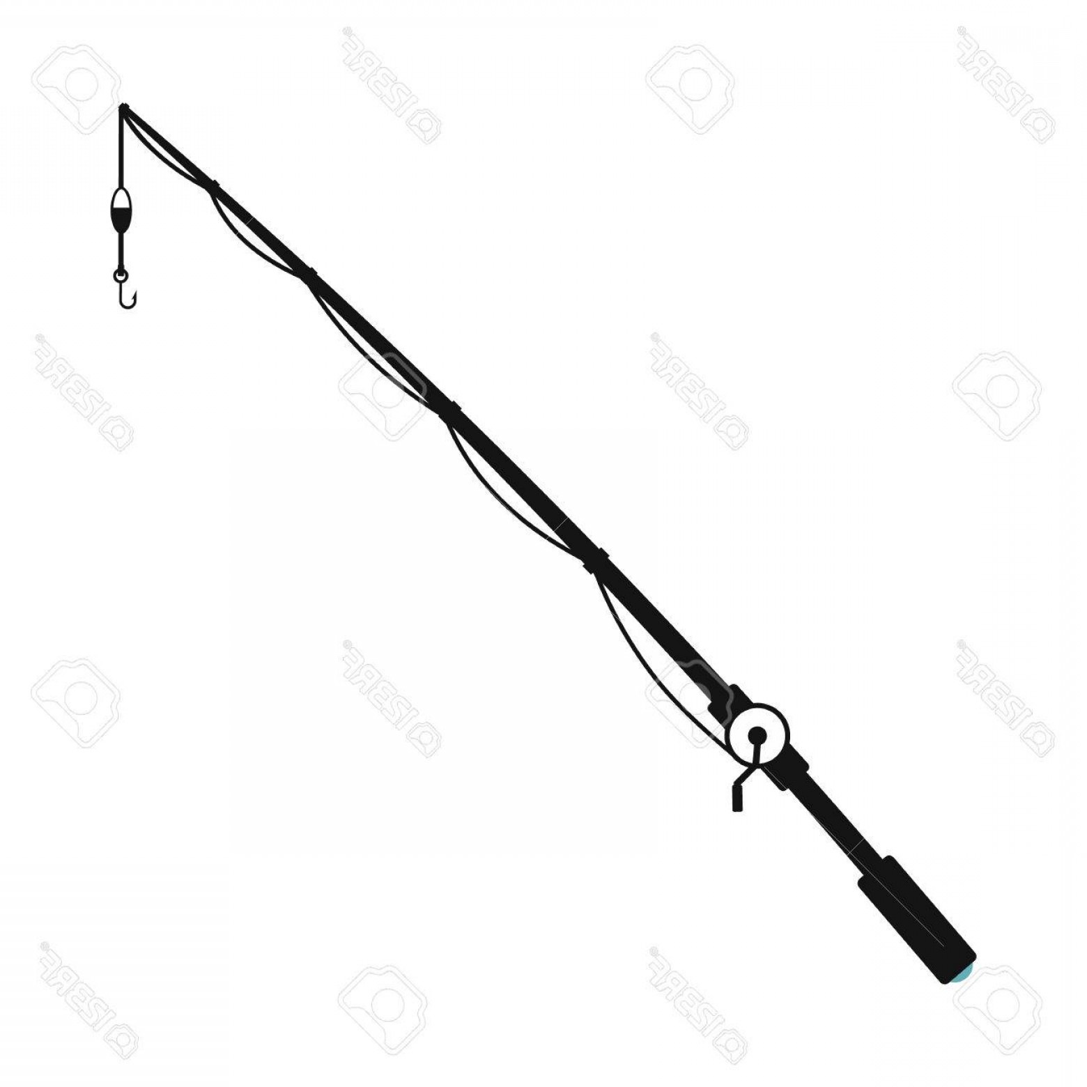 Fishing Pole Vector at Vectorified.com | Collection of Fishing Pole ...