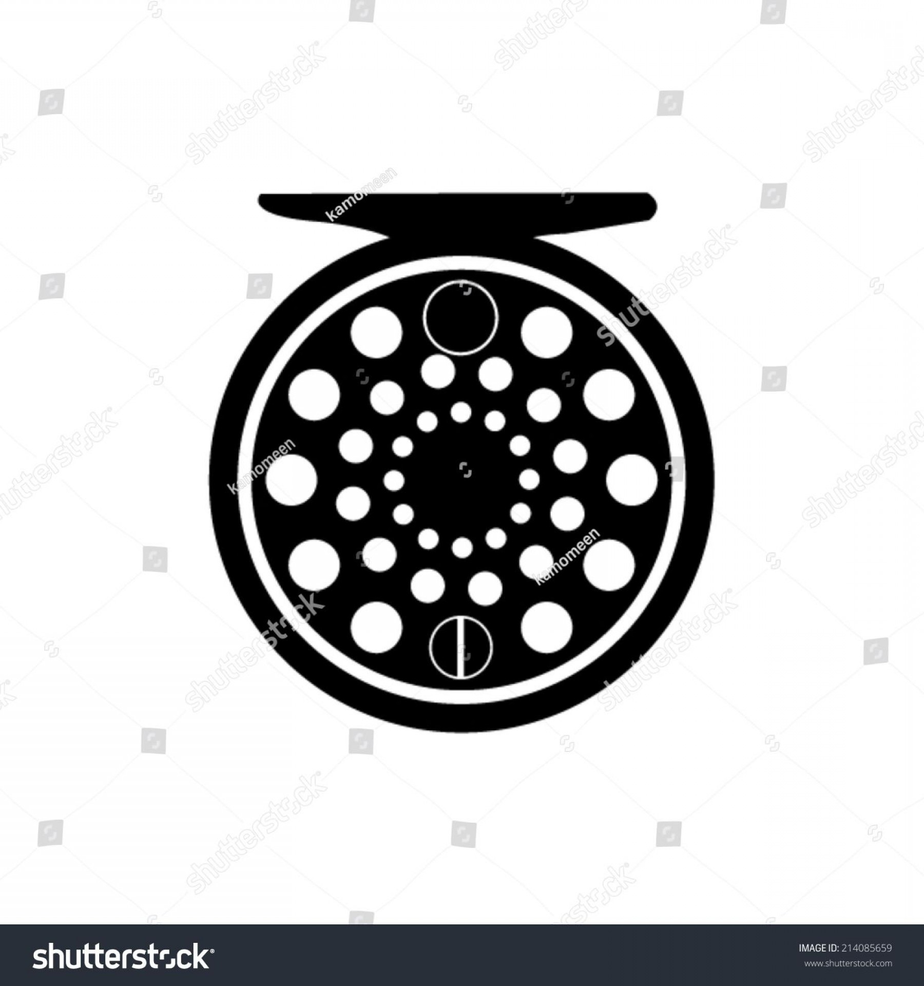 Fishing Reel Vector
