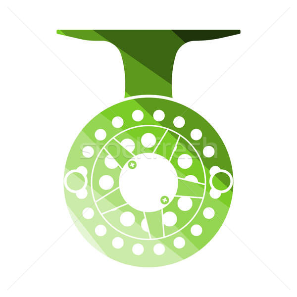 600x600 Icon Of Fishing Reel Vector Illustration Pavel Konovalov