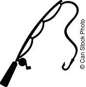 Fishing Rod Silhouette Vector Free at Vectorified.com | Collection of ...