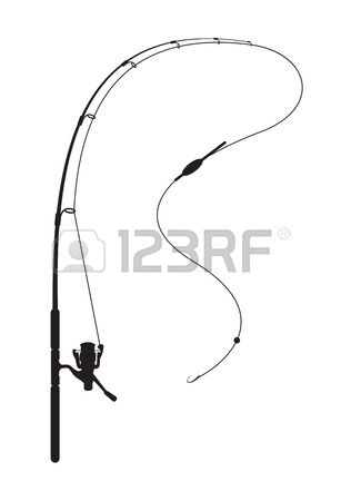 Download Fishing Rod Silhouette Vector Free at Vectorified.com | Collection of Fishing Rod Silhouette ...