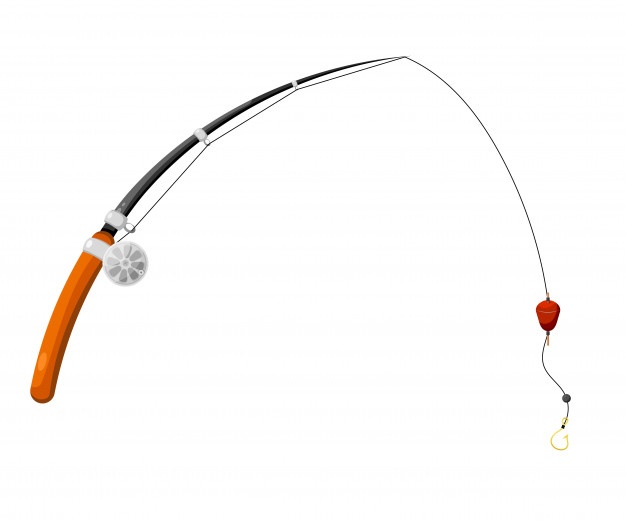 626x521 Fishing Rod Illustration Vector Vector Free Download