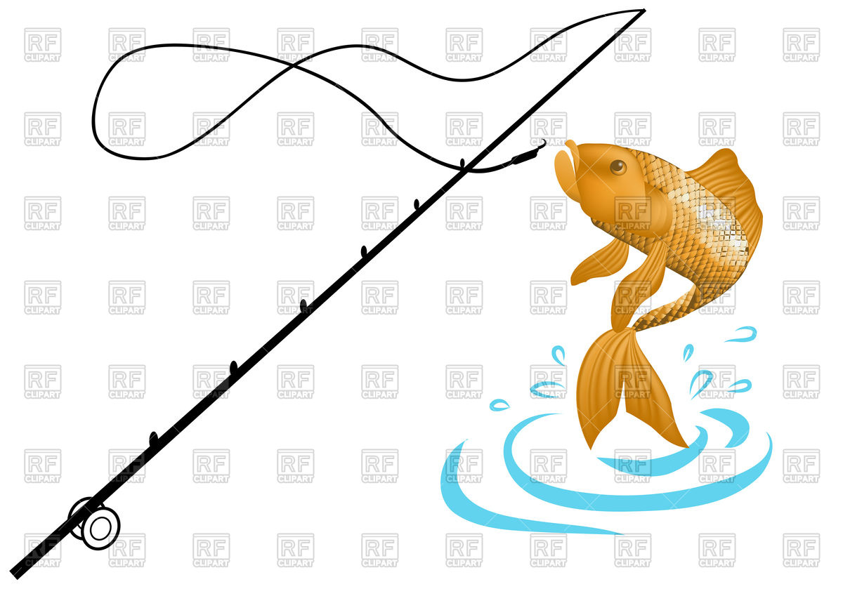 1200x849 Fishing Rod And Fish Vector Image Of Sport And Leisure Arkela