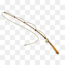 260x260 Cartoon Long Fishing Rods, Cartoon Vecto