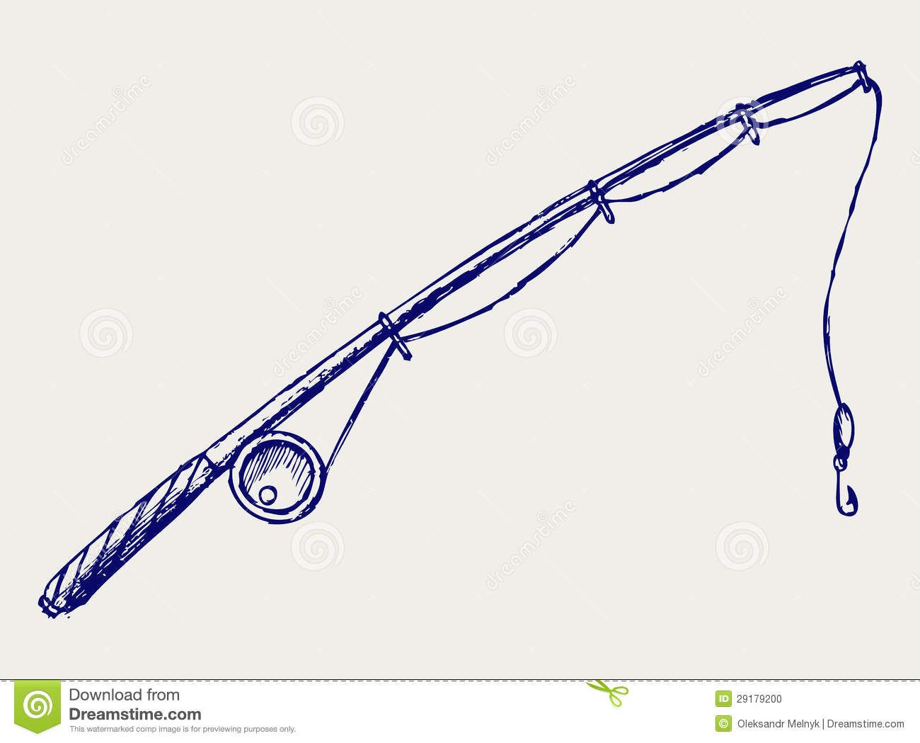 1300x1049 Illustration Fishing Rod