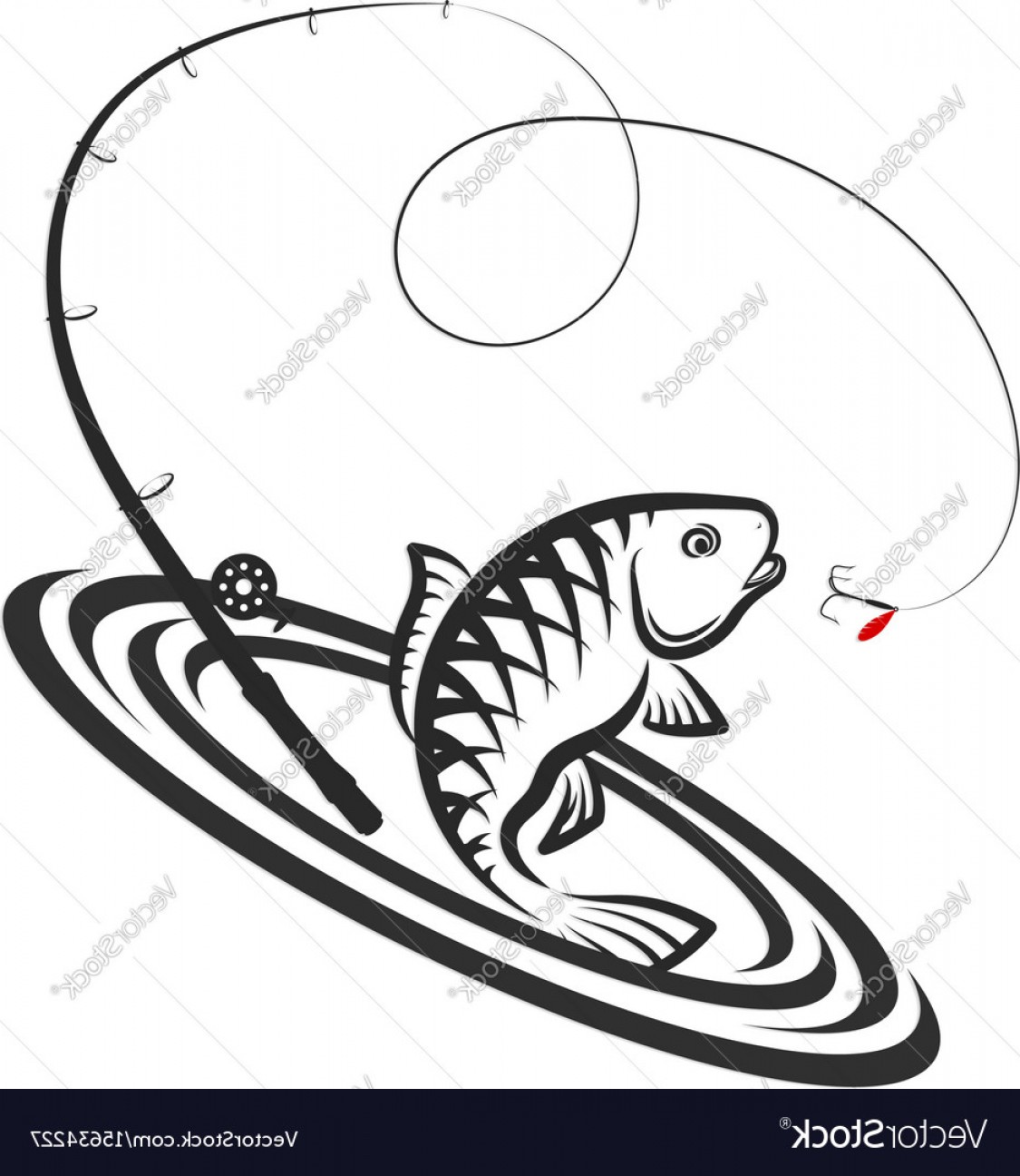 Fish And Fishing Rod Jumping Silhouette Vector Sarahgardan 1125x1296 Fish And Fishing Rod Jumping Silhouette Vector Sarahgardan