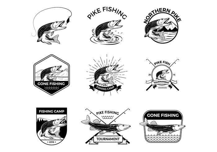 700x490 Free Pike Fishing Vectors