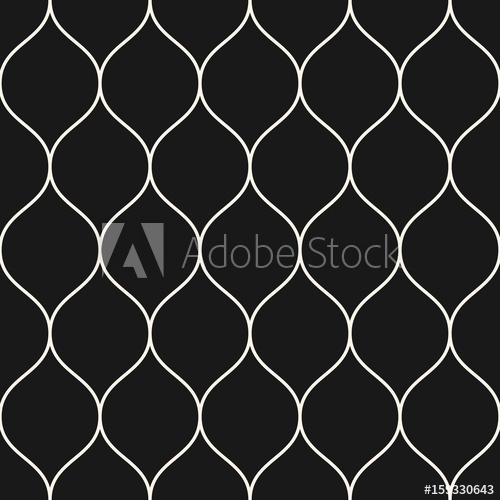 500x500 Vector Seamless Pattern, Thin Vertical Wavy Lines Texture Of Mesh