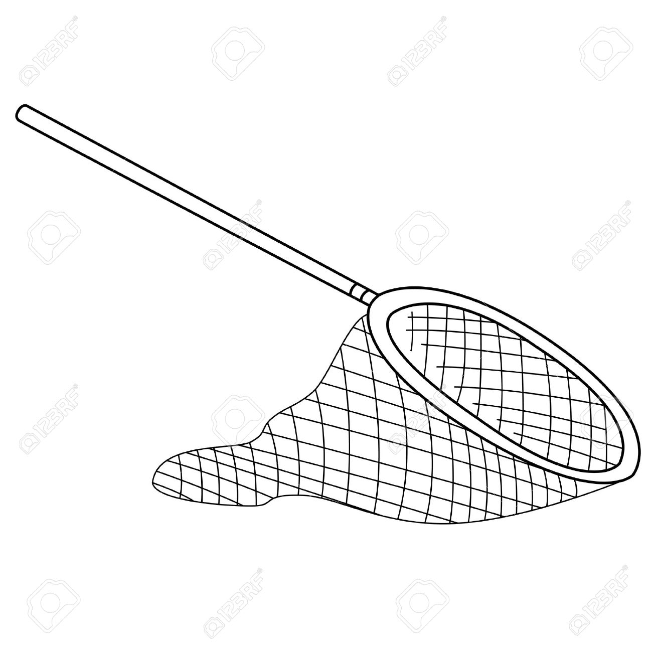 1300x1300 Fish In A Net Clipart