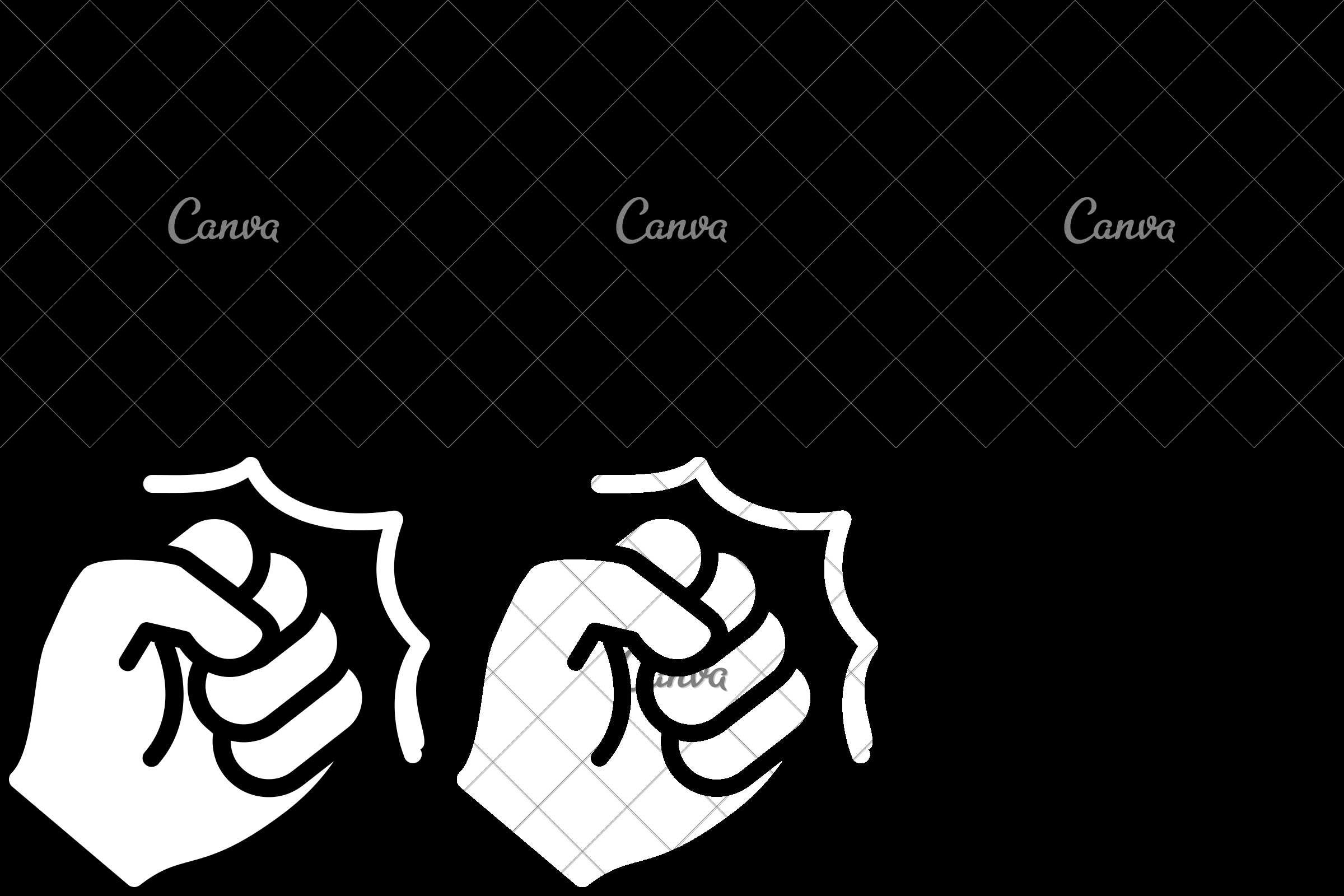 2400x1600 Fist Icon Vector