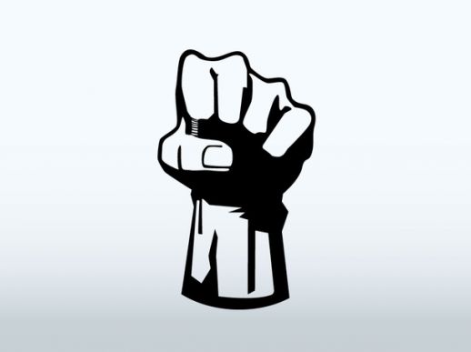 518x387 Fist Icon Vector