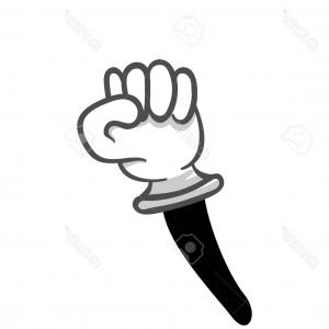 300x300 Raised Fist Hand Emoji Vector Createmepink