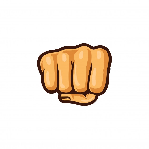 626x626 Hand Fist Vector Vector Premium Download