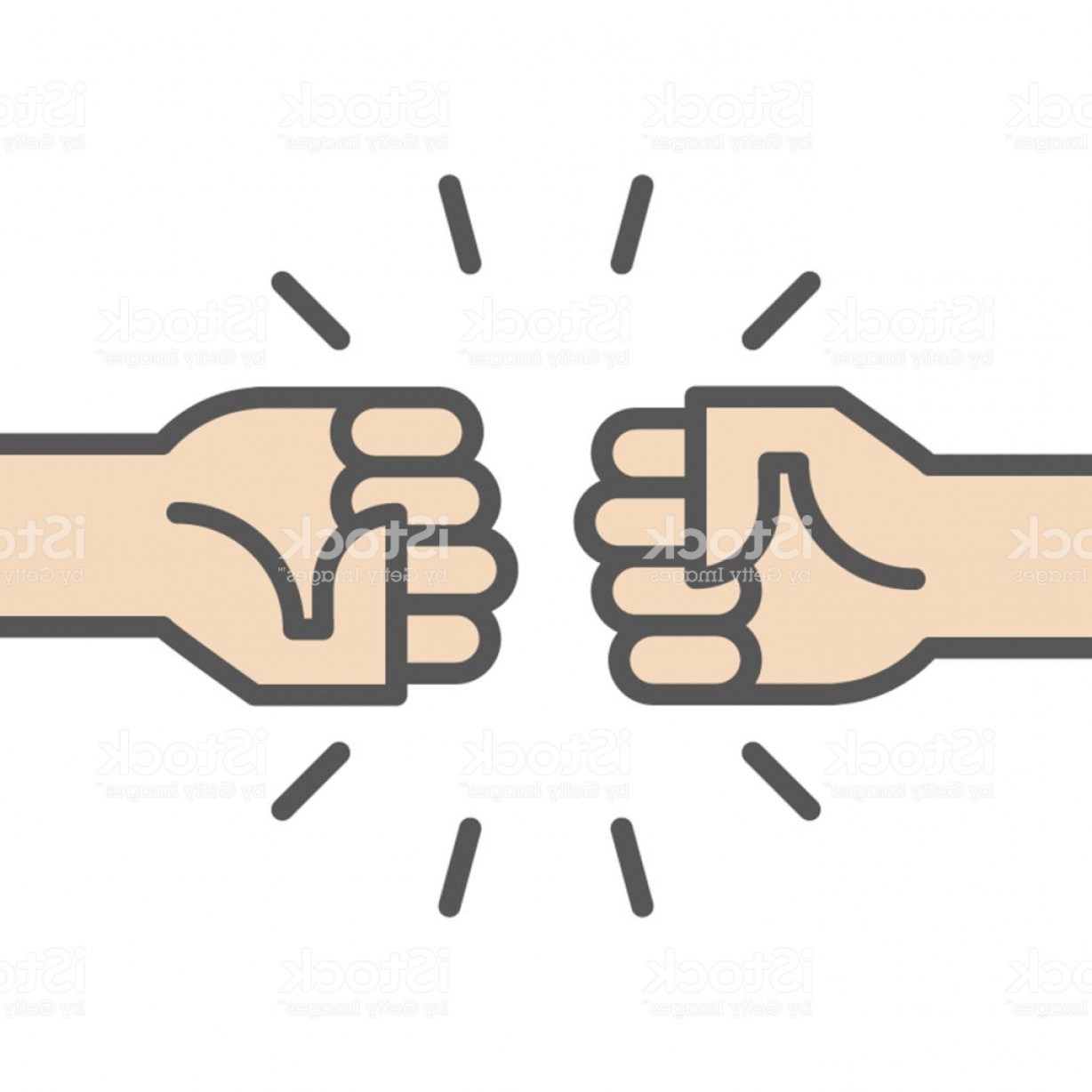 1228x1228 Fist Bump Icon Two Fists Punching Vector Illustration Flat Design