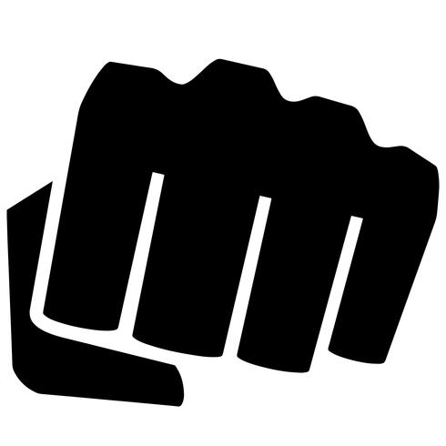 490x490 Raised Fist Vector