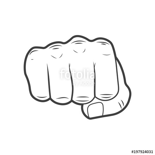500x500 Fist Vector Stock Image And Royalty Free Vector