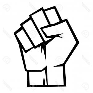 300x300 Photostock Vector Raised Fist Vector Icon Wallkeeper
