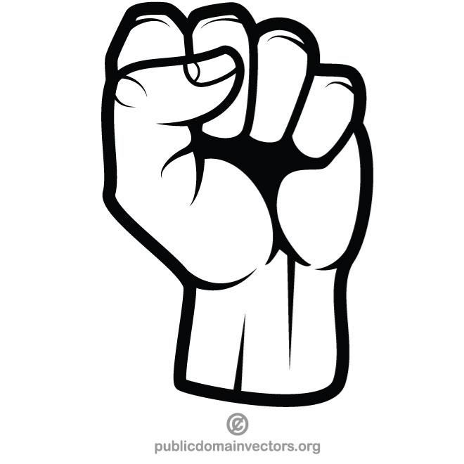 660x660 Clenched Fist Vector Clip Art District Conference In Fist