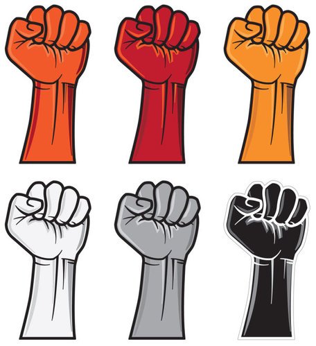 456x499 Free Fists Clipart And Vector Graphics
